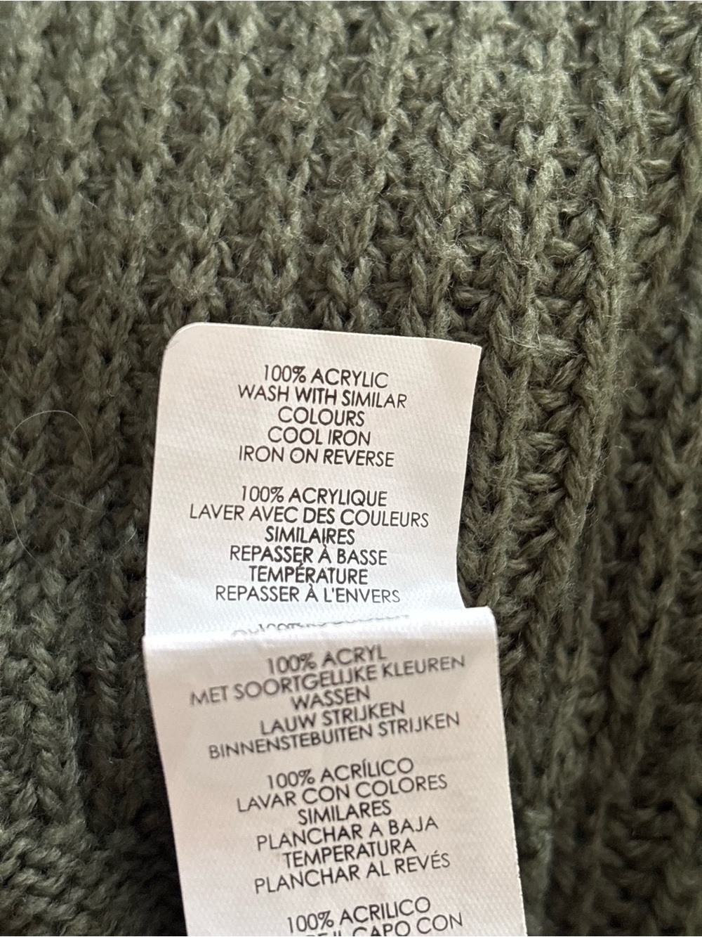 Boohoo Dual-Color Open Front Long Cardigan - Mustard & Olive - Picture 11 of 11